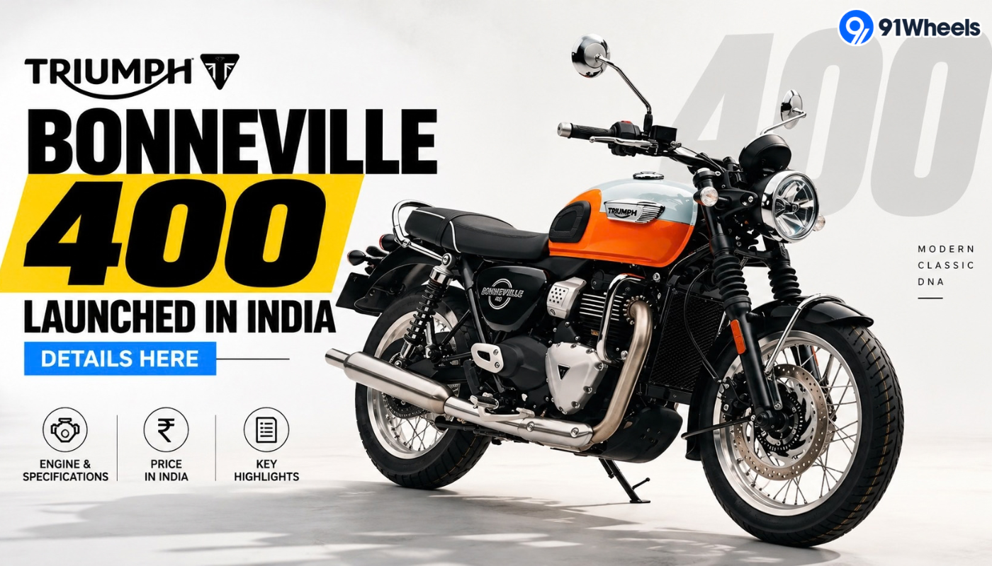 Triumph Bonneville 400 Launched in India: Details Here